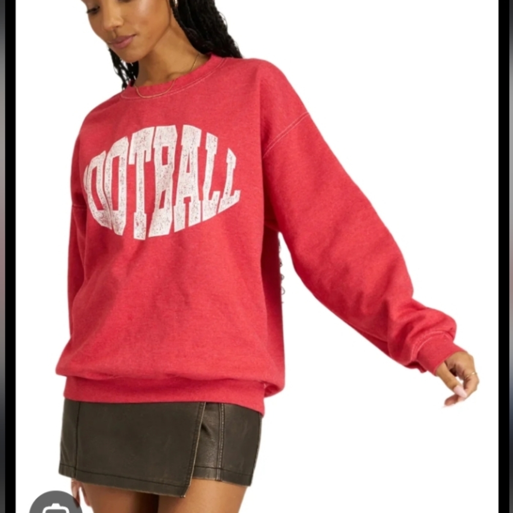 Project Social T Urban Outfitters Football Crew Neck sweatshirt Small/med